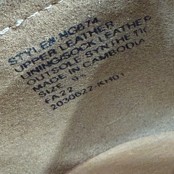 Madewell Woman 9.5 Leather Loafer Brown Bradley Chunky Lug Sole Block Heel Shoe - Picture 13 of 13